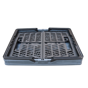 QS Foldable Collapsible Shopping <strong>Small</strong> Plastic Crate Vegetable Storage <strong>Baskets</strong> with <strong>Handles</strong> - Product Image 4