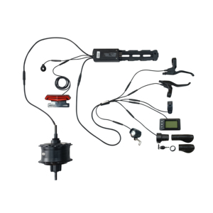 Fat 250W 350W Hailong contrôleur étanche Ebike moteur moyeu moteur <span class=keywords><strong>Kit</strong></span> de Conversion de vélo électrique avec feu tournant - Product Image 1