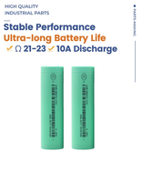 Baterai Lithium Rechargeable Original EV E 33V 18650 3300mAh 10A Fast Charge INR18650 3200 Grade A Li Ion Cell