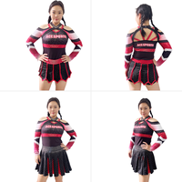 Meilleures ventes personnalisé jeunesse prix usine concours d'acclamation en gros uniformes de cheerleading Cheer Costumes de danse avec strass