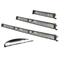 Barre lumineuse LED mince 12V 24V avec faisceau combiné spot et flood de 20 et 10 pouces, état neuf, pour SUV 4x4, lampe de travail LED tout-terrain, éclairage de conduite automobile