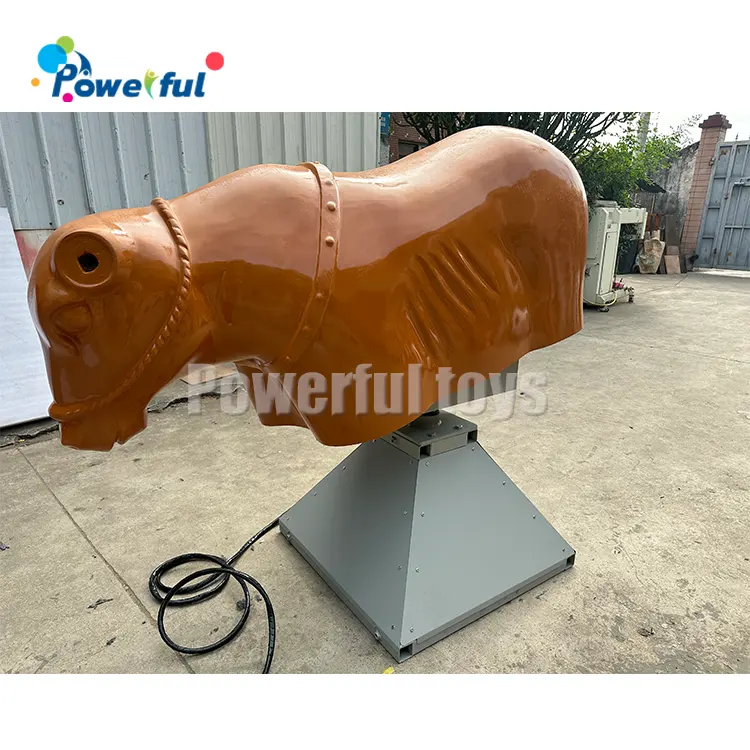 Commercial used adults mechanical games rodeo bull riding machine controls mechanical bull rides