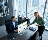 Moniteur LCD professionnel double face 27 pouces 1080P 100Hz 300NIT haute luminosité pour banques et administrations (vente en gros)