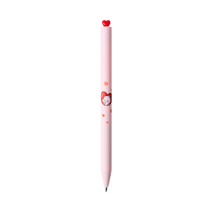 Small Heart Design Crystal Blue 0.7mm Sensitive <b>Refillable</b> Cute Student Creative Stationery Erasable Plastic Purple Green - Product Image 1