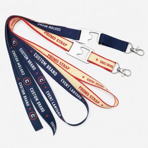 Décapsuleur portable personnalisé imprimé par transfert thermique avec cordon tour de cou et porte-clés promotionnel - Product Image 1