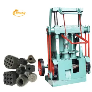 Factory low-priced export complete set of high-pressure carbon powder forming brown coal powder ball press