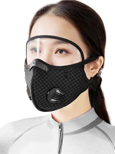 Nouveau <span class=keywords><strong>masque</strong></span> facial de cyclisme avec filtre, lunettes de protection, <span class=keywords><strong>masque</strong></span> anti-poussière, <span class=keywords><strong>masque</strong></span> facial sportif lavable et réutilisable pour hommes, bandana, filtres à charbon - Product Image 6
