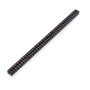 Connecteur à broches SMT à rangée unique, pas de 2,54 mm, 2x40P, plaqué or, base PET, épaisseur de circuit imprimé 0,3 mm, marque originale - Product Image 1