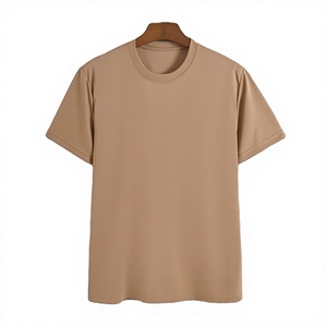 เสื้อยืดยอดนิยม 180 GSM ผ้าฝ้ายถัก 100% ขายส่ง OEM ลำลอง แขนสั้น คอกลม สีพื้น ปรับแต่งได้ - Product Image 1