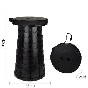 <span class=keywords><strong>Tabouret</strong></span> <span class=keywords><strong>pliant</strong></span> moderne en plastique, léger, réglable en hauteur, durable, pour l'extérieur, le <span class=keywords><strong>camping</strong></span> - Product Image 2