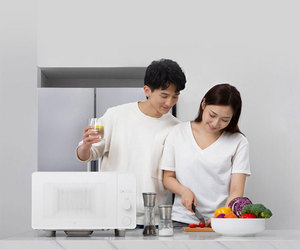 Horno Microondas Mijia 20L MWB020 con Control Manual por Perilla, Plato Giratorio, Calentamiento Rápido para el Hogar - Product Image 4