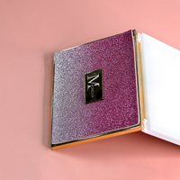 Palette de fards à paupières personnalisée en gros pour marque privée, poudre métallique chimique