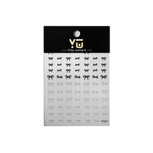 TSZS Lindas pegatinas de <span class=keywords><strong>uñas</strong></span> con lazo de lunares rosas y negros, autoadhesivas, estilo INS Kawaii, calcomanías coloridas de lazo para <span class=keywords><strong>uñas</strong></span>, venta al por mayor - Product Image 5