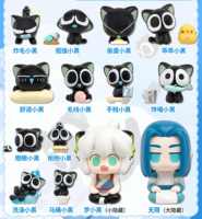 Lot de 12 boîtes en gros Funism The Legend of Hei Daily Life Series Mini Figurine Boîte Mystère Poupée Tendance pour Collection de Jouets et Cadeaux