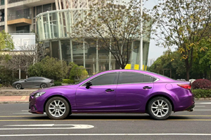 Film adhésif pour carrosserie automobile, vinyle PET violet raisin métallisé, haute brillance, auto-cicatrisant, à libération d'air, film changeant de couleur en rouleau - Product Image 4