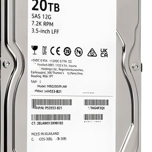 ฮาร์ดดิสก์ภายในสำหรับองค์กร P53554-B21 ความจุ 20TB ความเร็ว 7200RPM SATA 6Gb/s ขนาด 3.5 นิ้ว แบบฮีเลียม สำหรับเซิร์ฟเวอร์ 512e - Product Image 5