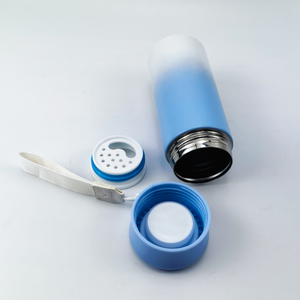 زجاجة ماء معزولة صغيرة وجميلة سعة 350 مل من الفولاذ المقاوم للصدأ، ترمس بجدار مزدوج، قارورة مفرغة الهواء، كوب حراري - Product Image 4