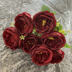 Centro de Mesa de <span class=keywords><strong>Rosas</strong></span> Artificiales Hechas a Mano OBM OEM ODM para <span class=keywords><strong>Comprar</strong></span> al por Mayor, Decoración de Bodas, Hoteles, Fiestas y Fotografía - Product Image 6