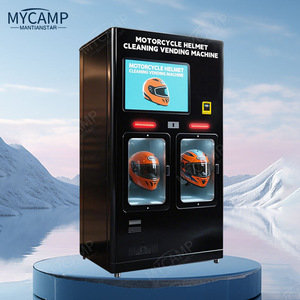 Máquina expendedora comercial MYCAMP para limpieza de cascos de motocicleta, unidad inteligente de lavado y secado multi-cabina - Product Image 2