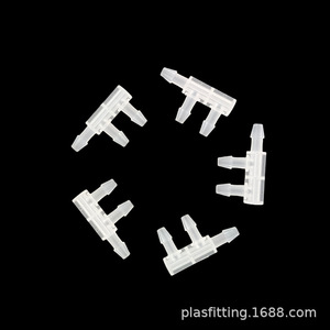 Jiyou F-Shaped Tee 1/8 Inch <b>PP</b> Plastic 3-Way Connector For Flexible Tubing Industrial Use - Product Image 5