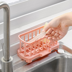 Support de rangement pour torchons et éponges Nenka pour évier de cuisine, organisateur de comptoir rose, bleu, gris, vert - Product Image 3