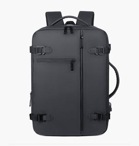 Phụ Nữ Không Thấm Nước Của Người Đàn Ông Lớn Màu Đen Du Lịch Ba Lô Với USB Túi Máy Tính Bookbag Cho - Product Image 1