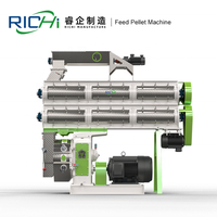 Machine à fabriquer des granulés d'aliments pour volailles RICHI - Acier inoxydable 304 - Machines à granulés d'aliments pour dindes, oies, canards, porcs en Zambie