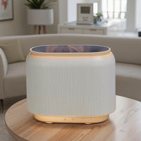 Humidificateur d'air sans eau de diffuseur d'arome électrique ultrasonique le plus vendu avec le dispositif parfumé d'aromathérapie de conception de flamme de feu