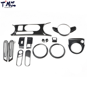 TMZ Faux Carbon Fiber Original Car Style Full Interior Trim Kit for RHD VW Beetle 2012-2019 Black - Product Image 4