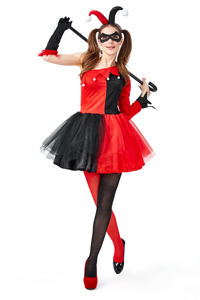 Kostum Badut Sirkus Profesional Seksi untuk Halloween - Product Image 4