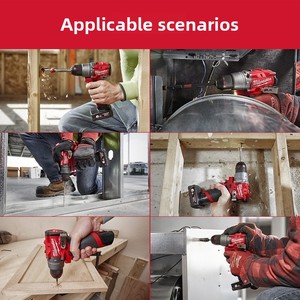   <span class=keywords><strong>Taladro</strong></span> percutor sin escobillas <span class=keywords><strong>M12</strong></span> FPD2 de 12 V, 45 Nm, portabrocas de 13 mm, capacidad de perforación en hormigón - Product Image 4