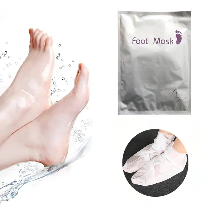 पैर एक्सफ़ोलीएटिंग मुखौटा दूध पैर छील मुखौटा पैर देखभाल उत्पादों निजी लेबल त्वचा की देखभाल मास्क