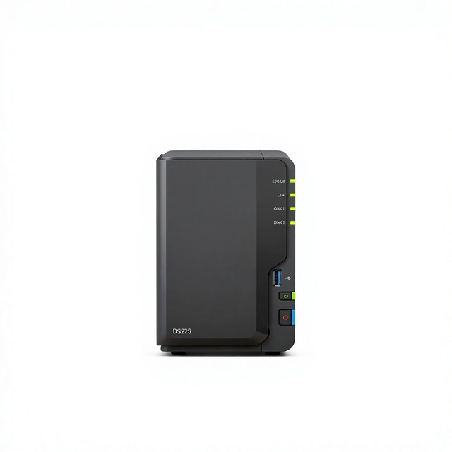 High Performance Synologys DiskStation DS223 2 Bay Desktop NAS 2GB RAM SSD Small Business Office File Sharing Storage Server