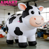 Ballon de vache géante gonflable de nouvelle conception pour réunion d'échange, ballon de vache gonflable, jouet de vache gonflable