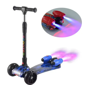 新款儿童电动滑板车带喷雾儿童滑板车<span class=keywords><strong>3</strong></span>轮折叠喷雾火箭滑板车儿童 - Product Image 4