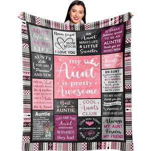 Assorted Print Birthday Floral Flannel Blanket Throw Blanket Nap Blanket <b>Machine</b> Washable Fade Resistant for Home Office Nap YH- - Product Image 2