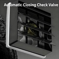 Ventiladores de Pared de 220-240V con Ahorro de Energía, Ventilador de Extracción con Motor de Cobre y Plástico, Diseño de Placa Delgada, OEM ODM