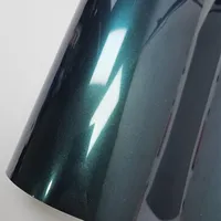 Film de protection de carrosserie en vinyle vert minuit brillant de qualité supérieure pour voiture et moto, autocollant DIY avec technologie Air Release, sans colle, auto-réparant