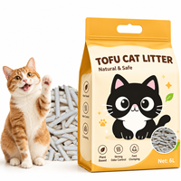 Litière pour chat en tofu agglomérante forte, à base végétale, désodorisante et peu traînante, pour les détaillants d'articles pour animaux de compagnie (OEM/ODM)