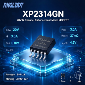 NK XP2314GN דיודת בטיחות להרכבה על פני השטח SOT-23 חבילה 20V מתח <span class=keywords><strong>12V</strong></span> התנגדות פנימית Id6a - Product Image 1