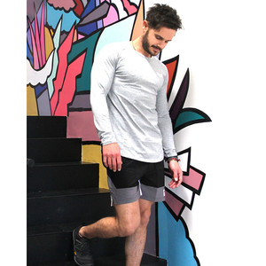 Camisa de Manga Larga para Hombre Academy con Doble Flecha en el Pecho - Gris - Product Image 5