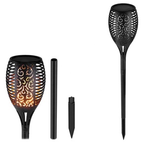 Paquete de 1, 2 y 4 luces Led solares para jardín, impermeable, Ip65, camino de paisaje, 12, 33 y 96 luces Led <span class=keywords><strong>con</strong></span> llama de baile parpadeante - Product Image 4
