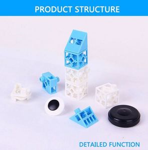 Bloques de Construcción de Plástico ABS Mega Educativos para Niños de 5 a 7 Años, Juguete de Construcción a Escala 1:36, Juego de 50 Piezas con Temática de Robots, Novedad 2020 - Product Image 2