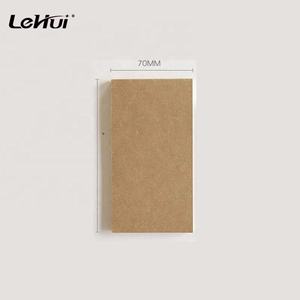 2025 cancelleria 7x14cm 50 fogli Cover Kraft Memo Pad portatile taccuino linea/griglia pagina per fare elenco blocco note - Product Image 2