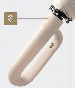 Paraguas Invertido con Mango de Mosquetón, Resistente al Viento, 46 Pulgadas, Portátil, Plegable, con Protección UV, 10 Varillas - Product Image 4