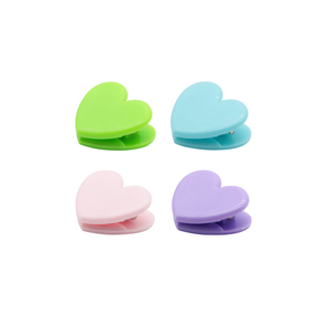 Clips de Plástico Pequeños en Forma de Corazón Coloridos, Mini Clips Decorativos para Carpetas de Oficina, Portafotos para Bodas - Product Image 6