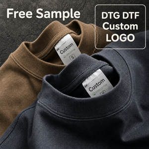 T-shirt personnalisé 100% coton pour homme, manches courtes, col rond, impression DTG DTF, vente en gros - Product Image 1