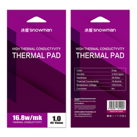 Pad thermique GPU 16,8 W/mK de haute qualité, dissipateur thermique CPU, pad en silicone conducteur thermique pour machine de minage de mémoire