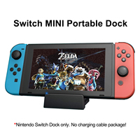 Estación de carga con soporte Led para TV, Mando de conversión de vídeo HD, portátil, conectado, para Nintendo Switch, 2021
