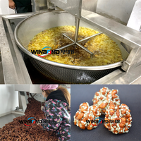 Ligne de production WINBOND sucre miel noix émaillées arachides noix machine de caramélisation noix arachides machine